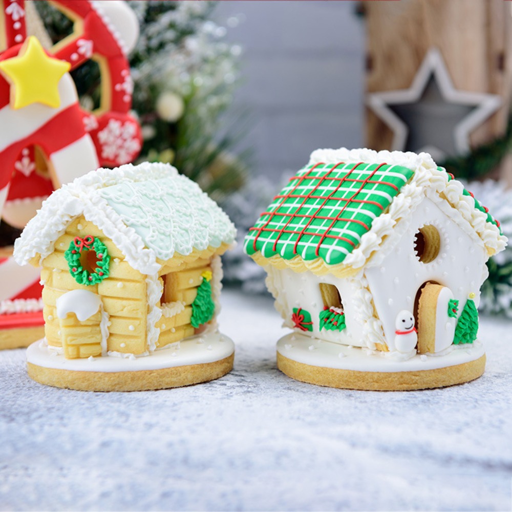 Home Fragrance Gingerbread - مجموعة قوالب بسكويت صغيرة على شكل