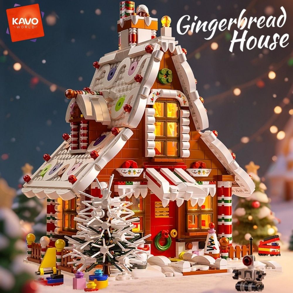 Home Fragrance Gingerbread - مجموعة مكعبات بناء منزل خبز الزنجبيل