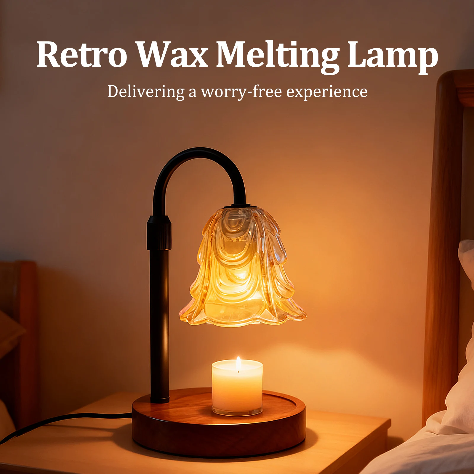 Home Fragrance Wax Melts - مصباح إذابة الشمع للديكور المنزلي، مصباح