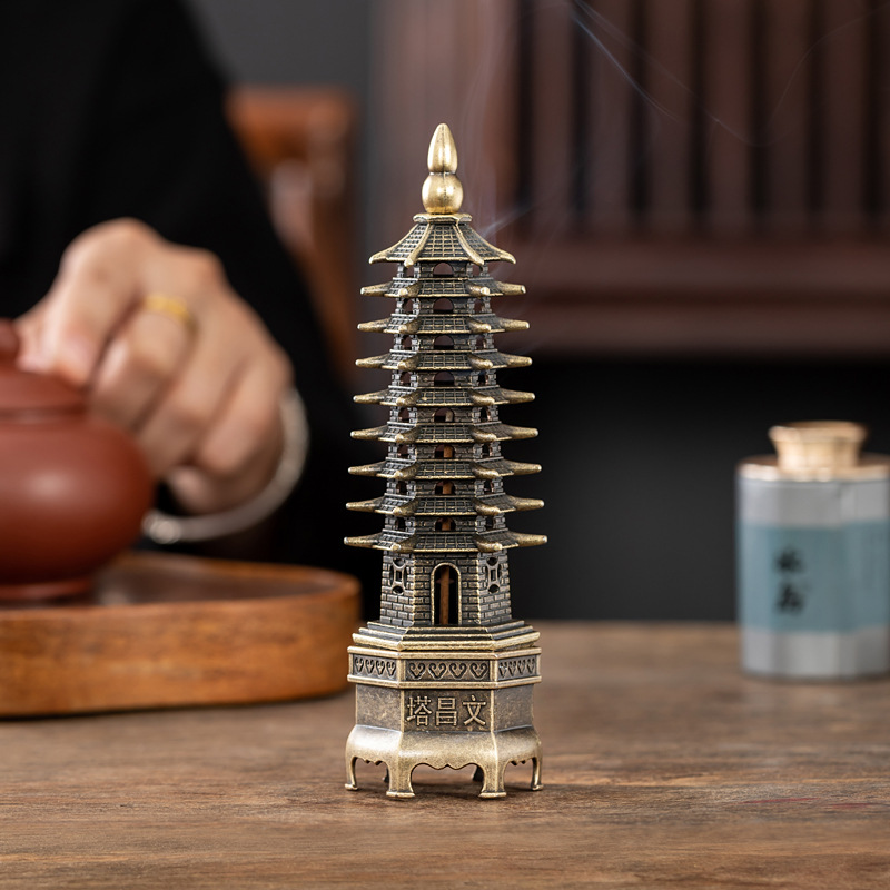 Incense Cone Holder - الصينية معبد عمودي البخور الموقد ديكور