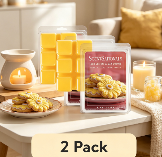 Home Fragrance Wax Melts - مكعبات شمع معطرة برائحة كوكيز الليمون