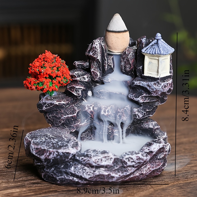 Incense Cone Holder - حامل البخور ارتجاعي شلال مبخرة ديكور