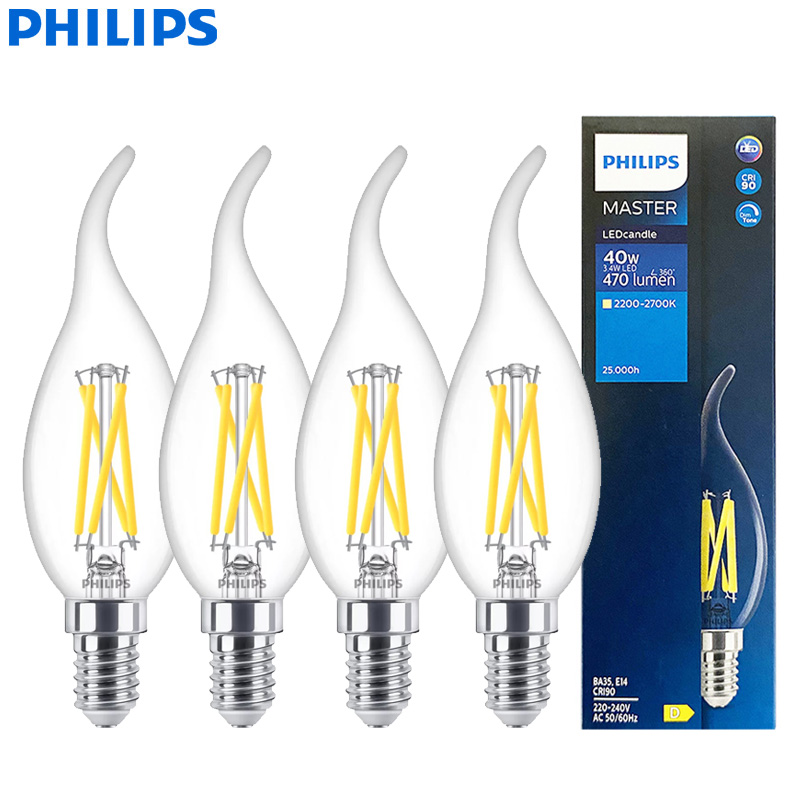 Philips Bulb Led Classic - مصابيح فيليبس ماستر LED كاندل E14