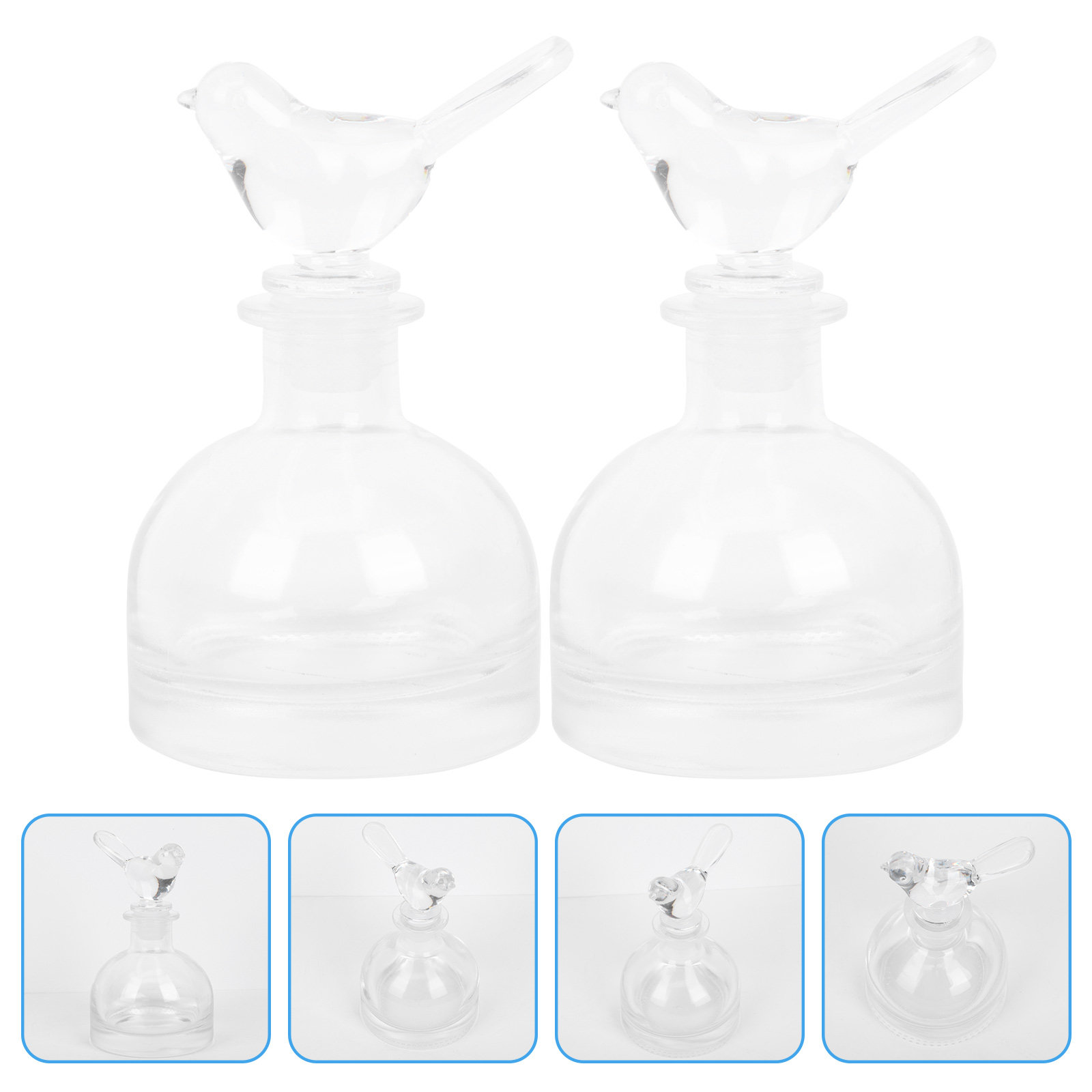 قطعتان من زجاجات العطور الزجاج - مراجعة Home Fragrance Perfume وسعره