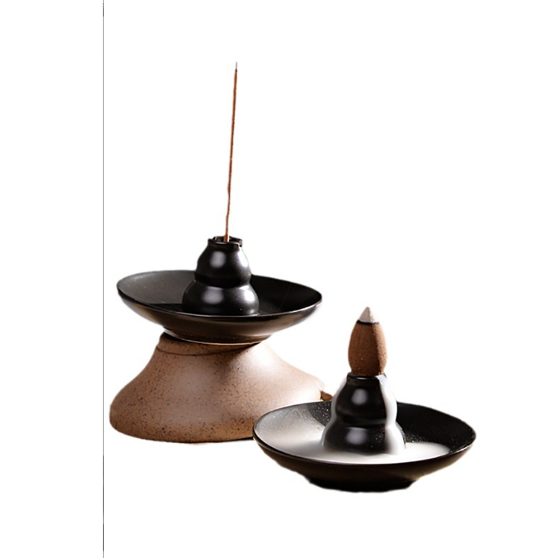 أسود متعدد الوظائف ارتجاعي الب - مراجعة Incense Cone Holder وسعره