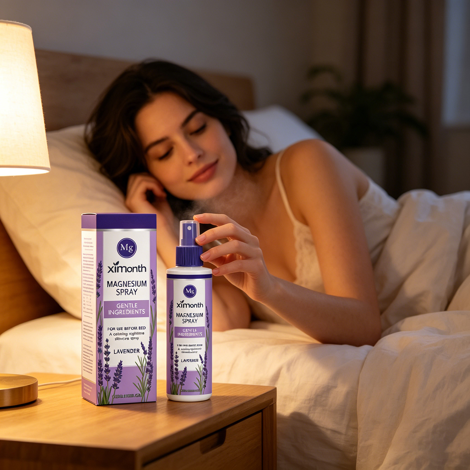 رذاذ المغنيسيوم من Ximonth لنو - مراجعة Lavender Pillow Spray وسعره