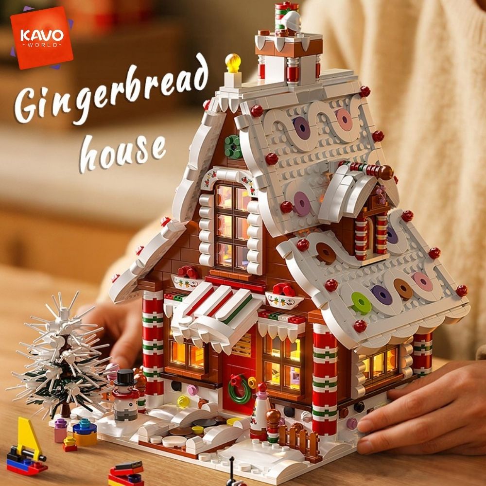 مجموعة مكعبات بناء منزل خبز ال - مراجعة Home Fragrance Gingerbread وسعره