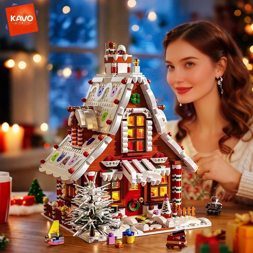 مجموعة مكعبات بناء منزل خبز ال - مراجعة Home Fragrance Gingerbread وسعره