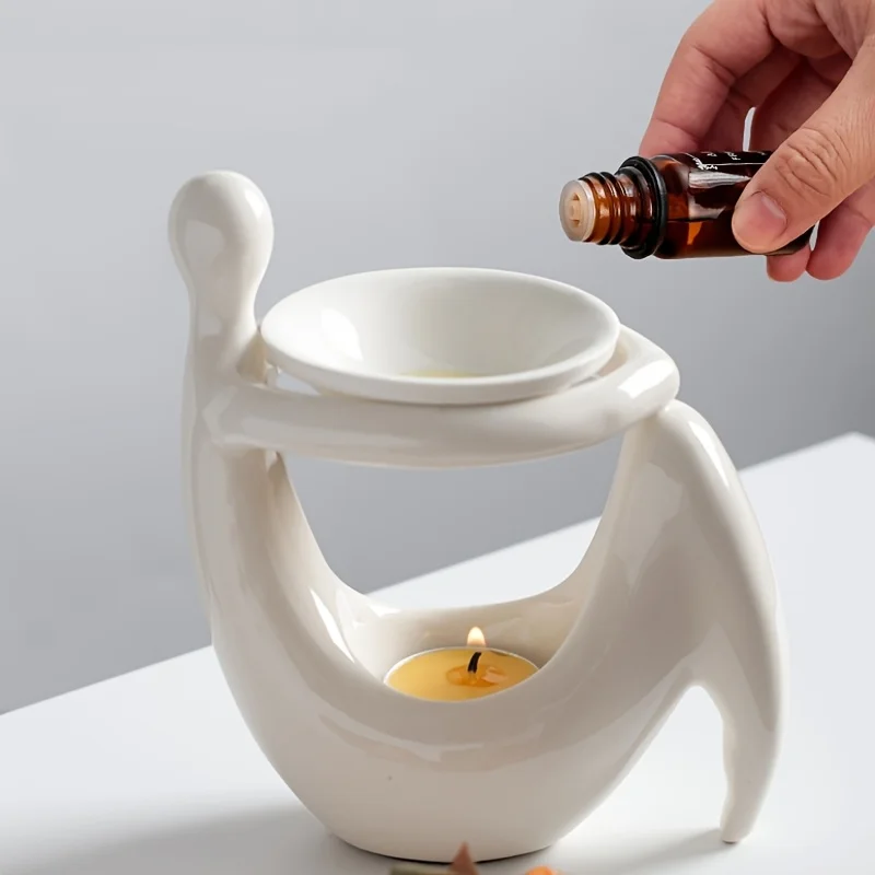 مبخرة سيراميك على شكل جسم الإن - مراجعة Home Fragrance Wax Melts وسعره