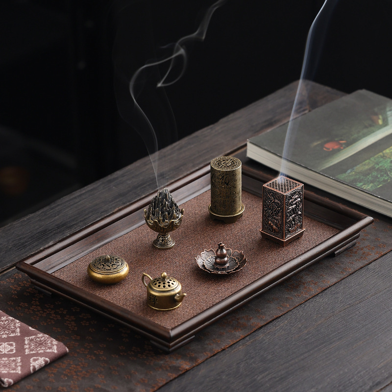 مبخرة عمودية مربعة من سبيكة مع - مراجعة Incense Cone Holder وسعره