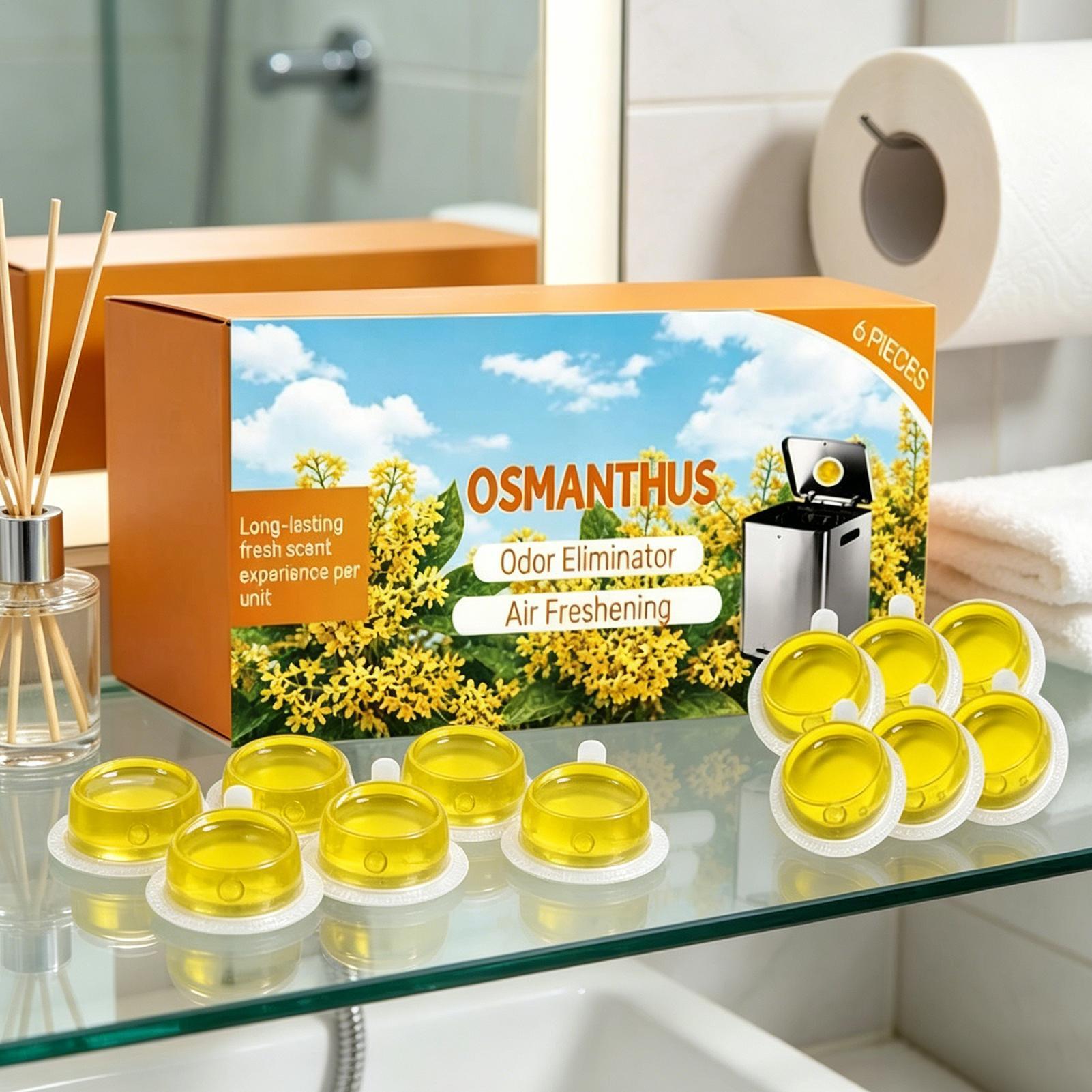 معطر لسلة المهملات 6 قطع، طويل - مراجعة Home Fragrance Gel وسعره