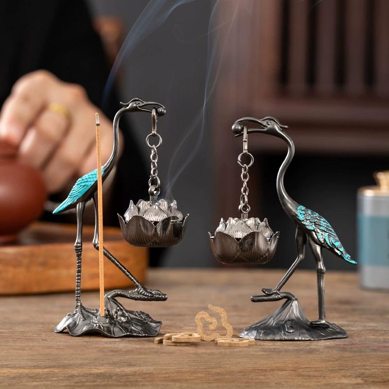 【السلام】مبخرة بتصميم صيني من س - مراجعة Incense Cone Holder وسعره