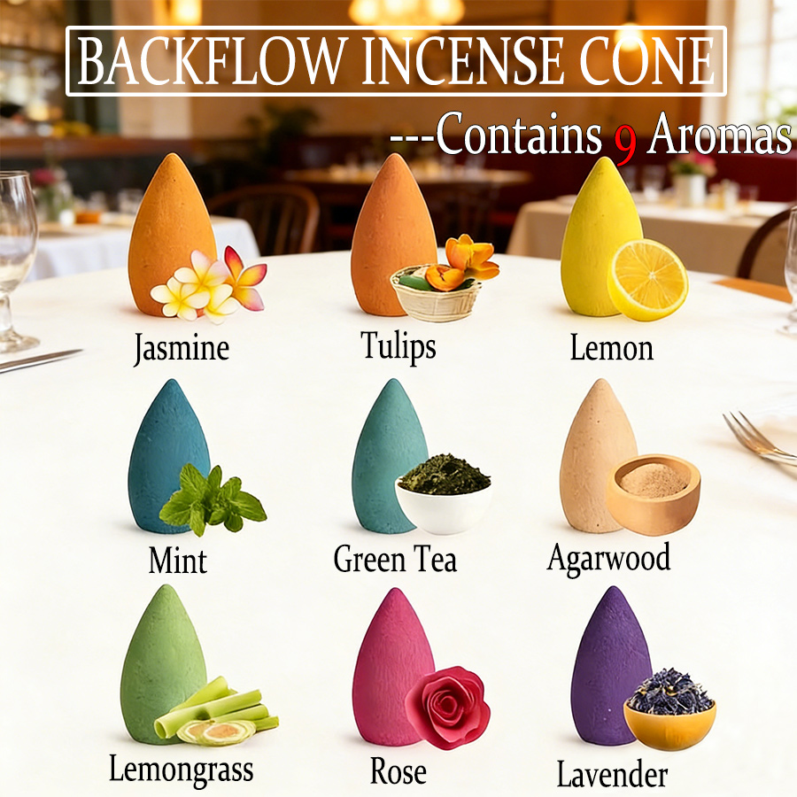مخاريط بخور طبيعية عالية الجود - مراجعة Home Fragrance Vanilla Cashmere وسعره