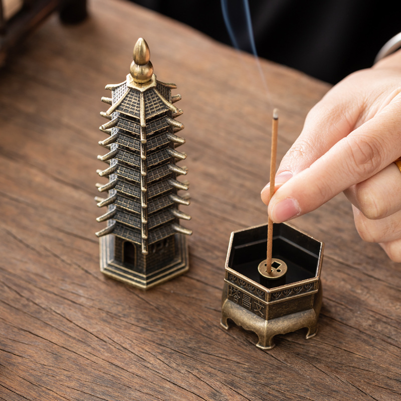 الصينية معبد عمودي البخور المو - مراجعة Incense Cone Holder وسعره