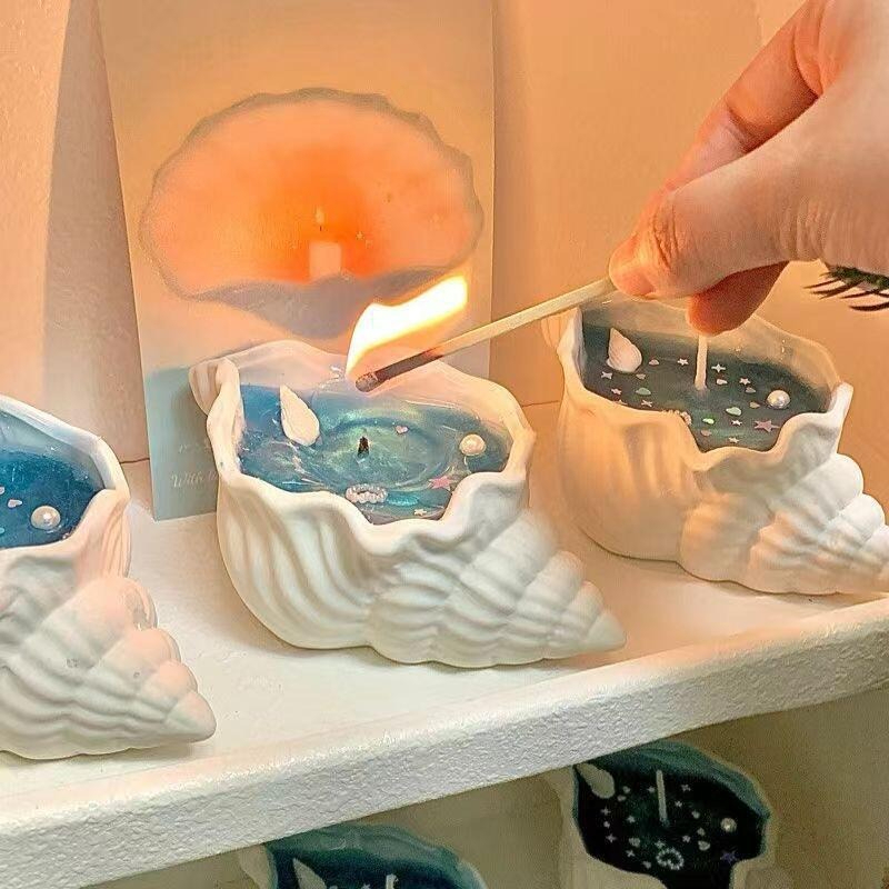 شمع عطري صلب، شمعة على شكل صدف - مراجعة Home Fragrance Wax Melts وسعره