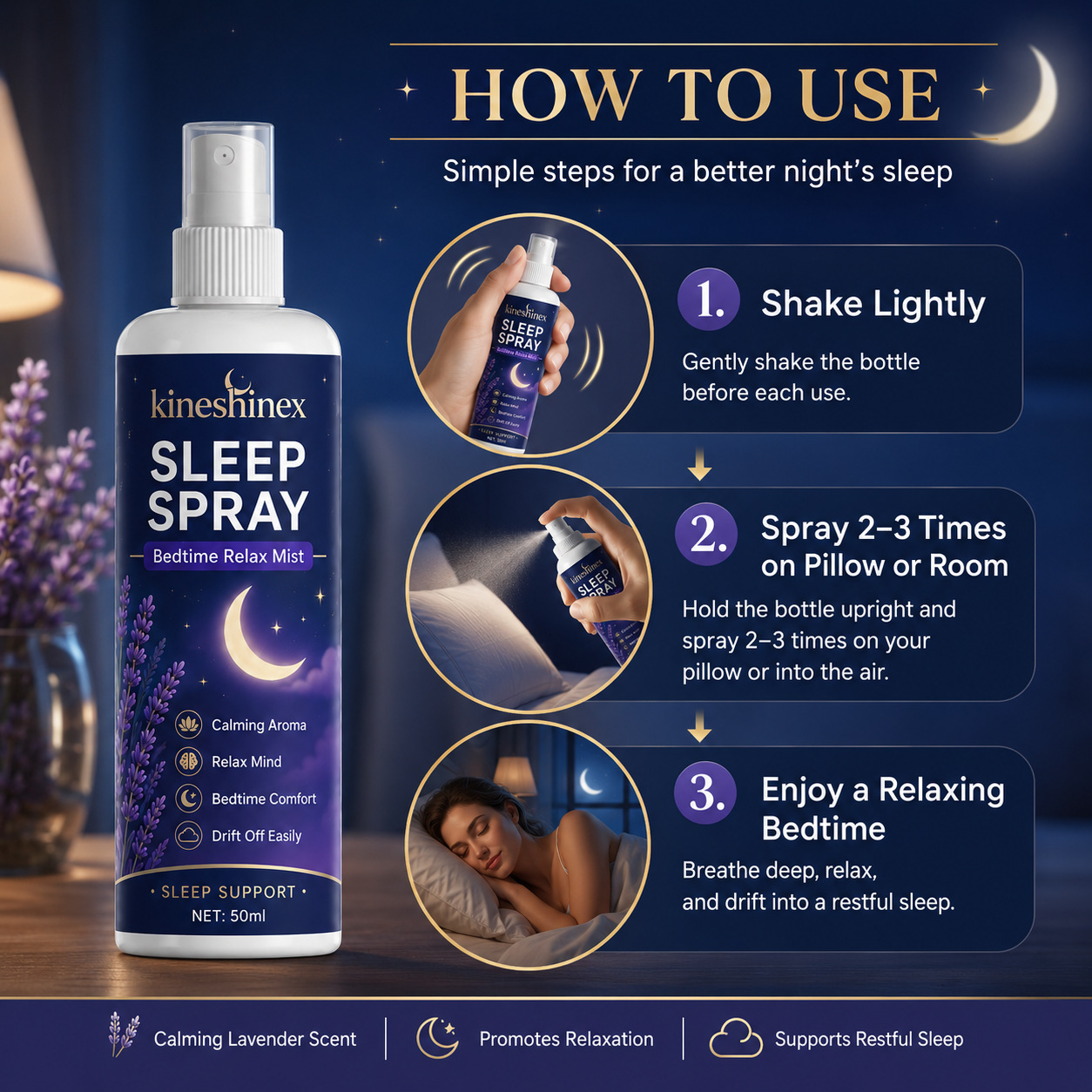بخاخ النوم - رذاذ الاسترخاء قب - مراجعة Lavender Pillow Spray وسعره
