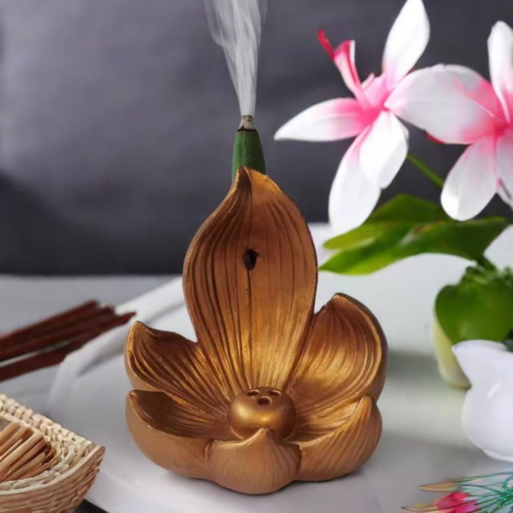 حامل بخور اللوتس من الراتنج، م - مراجعة Incense Cone Holder وسعره