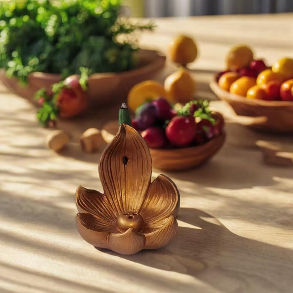 حامل بخور اللوتس من الراتنج، م - مراجعة Incense Cone Holder وسعره